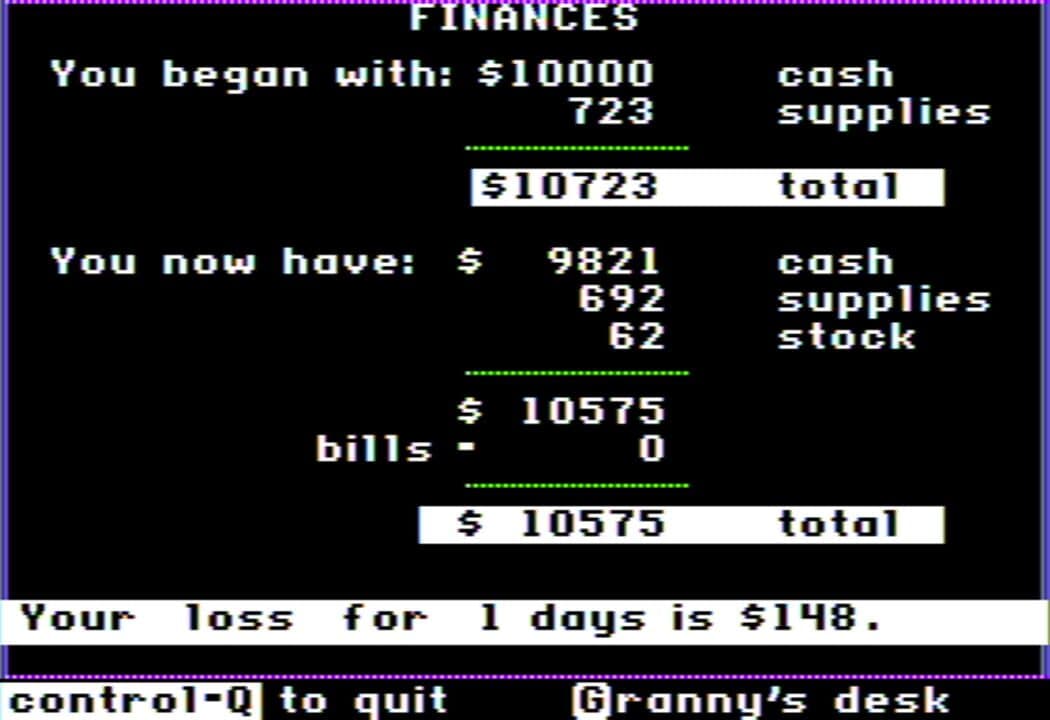 Game screenshot