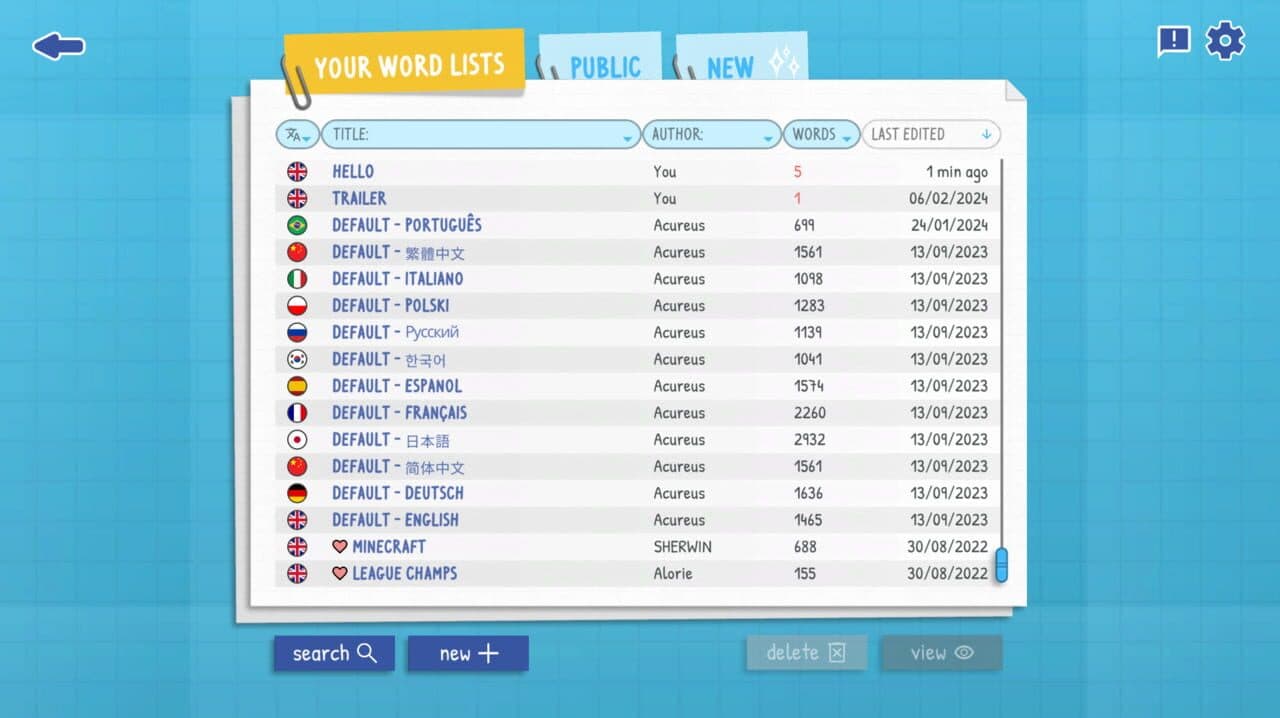 Game screenshot