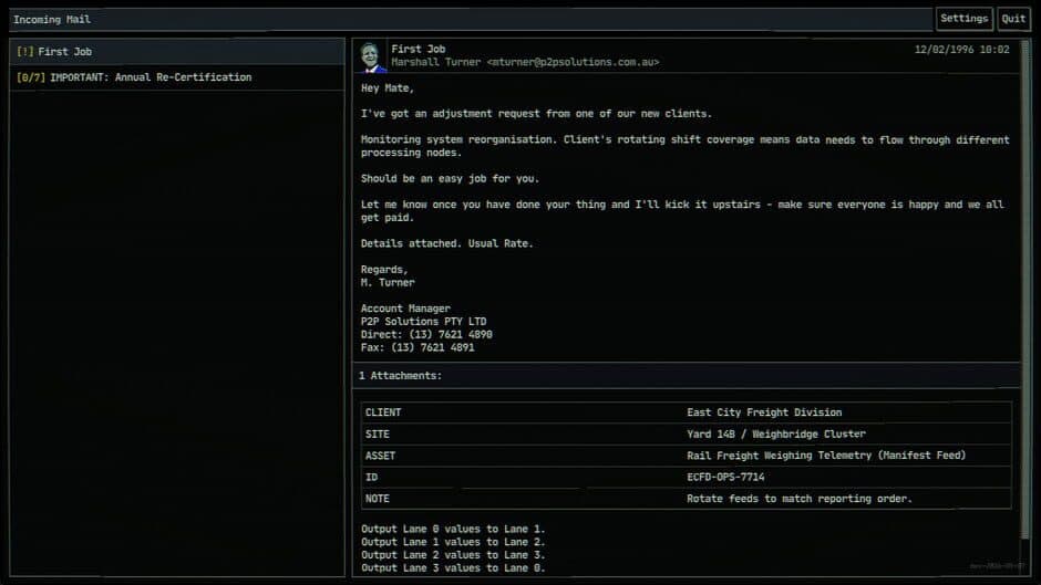 Game screenshot