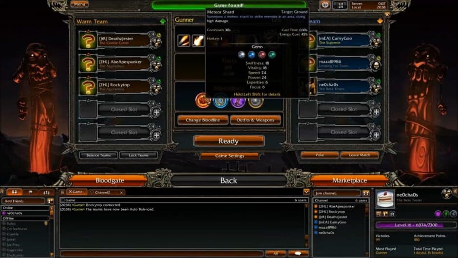 Game screenshot