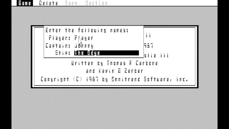Game screenshot