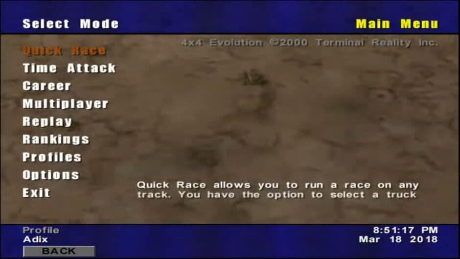 Game screenshot