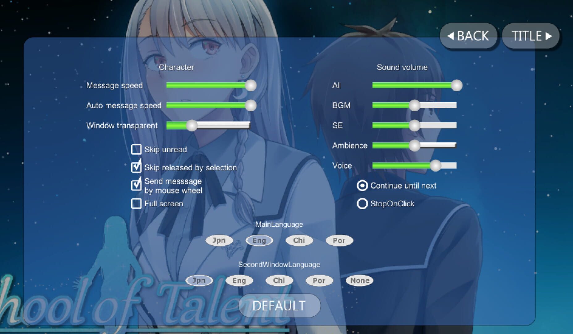 Game screenshot