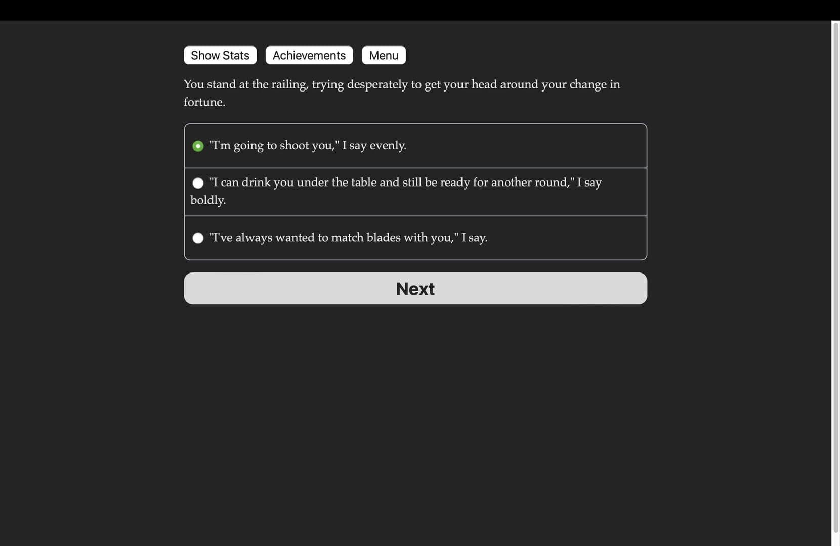 Game screenshot