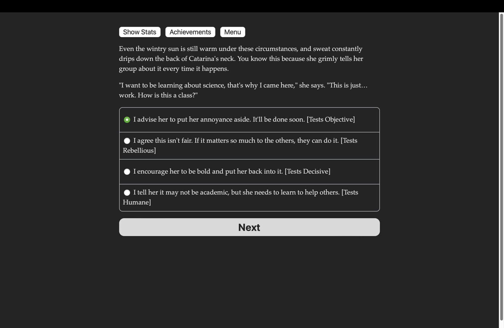 Game screenshot