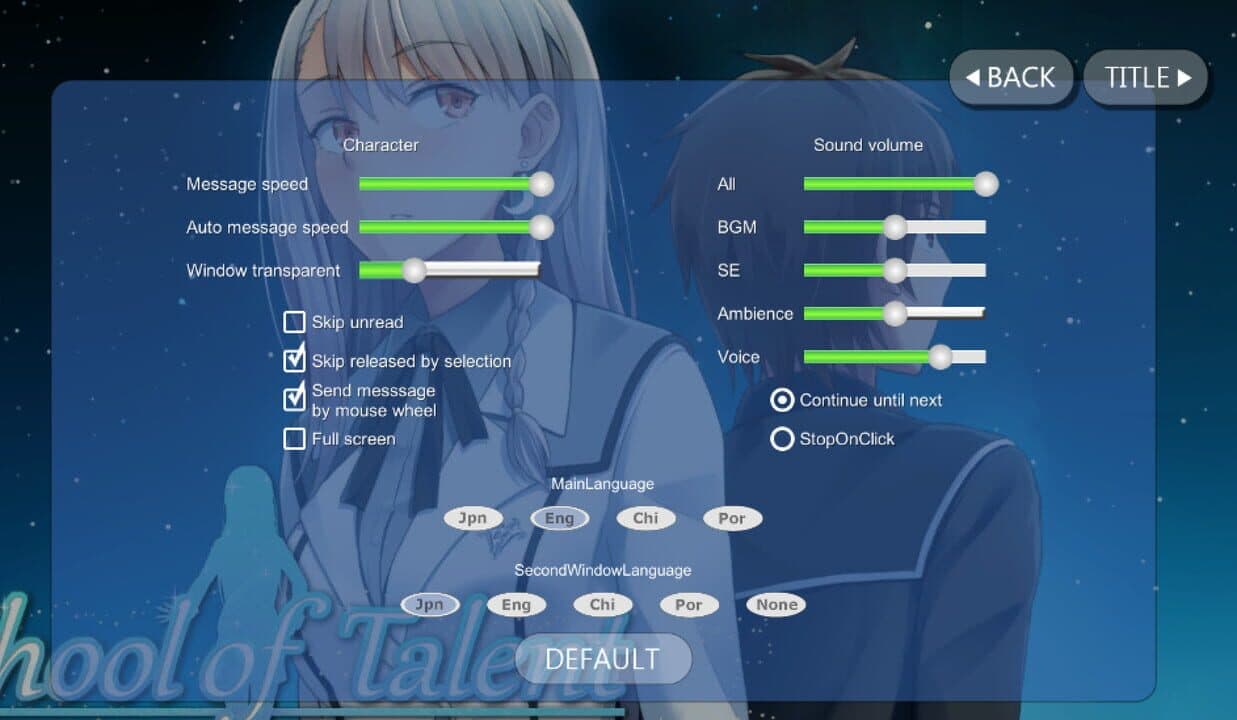 Game screenshot