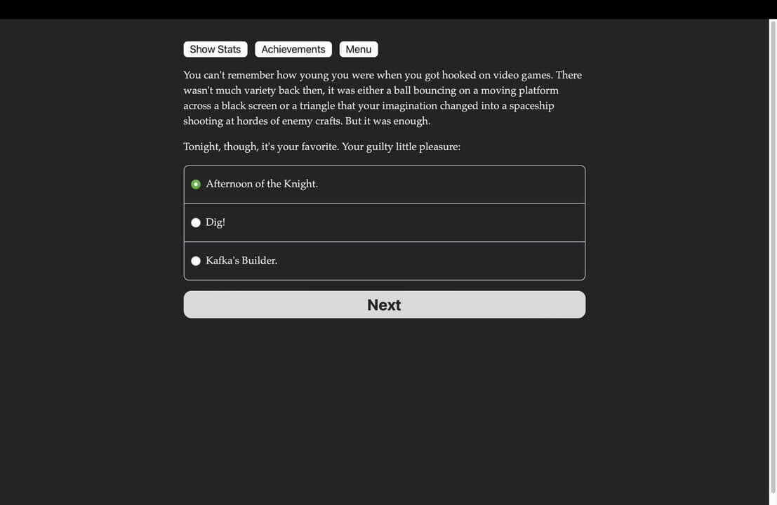 Game screenshot